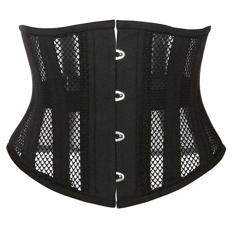 Boning Corset Steel - 여성용 언더버스트 코르셋 스틸본 숏토르소 뷔스티에
