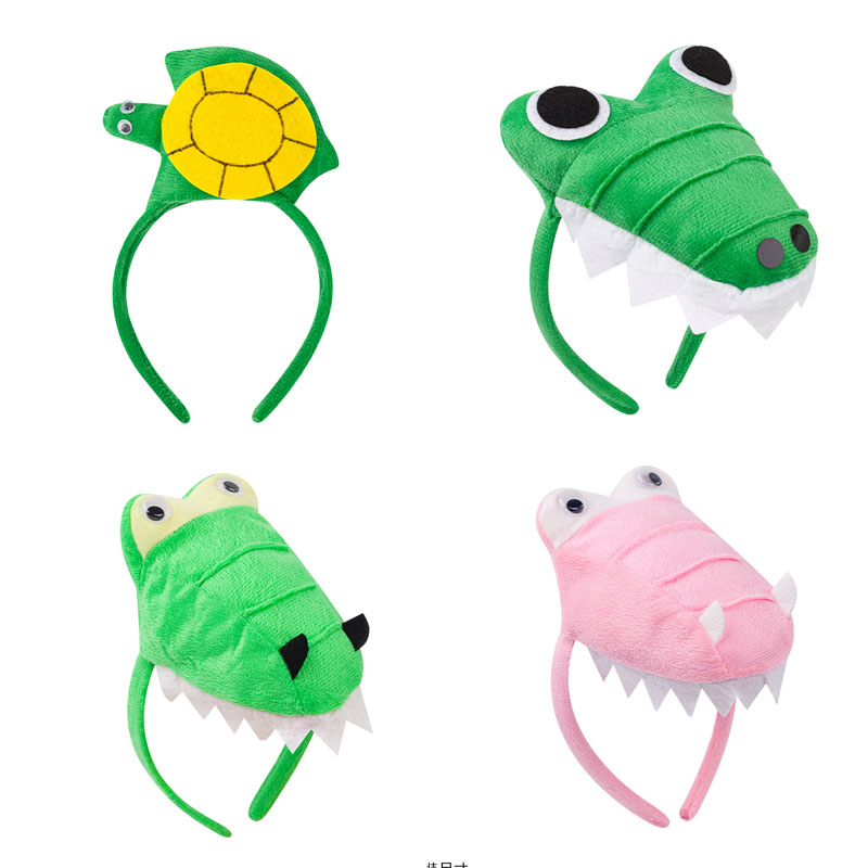 Cosplay Prop Bow - 동물 악어 공룡 거북이 머리띠 꼬리