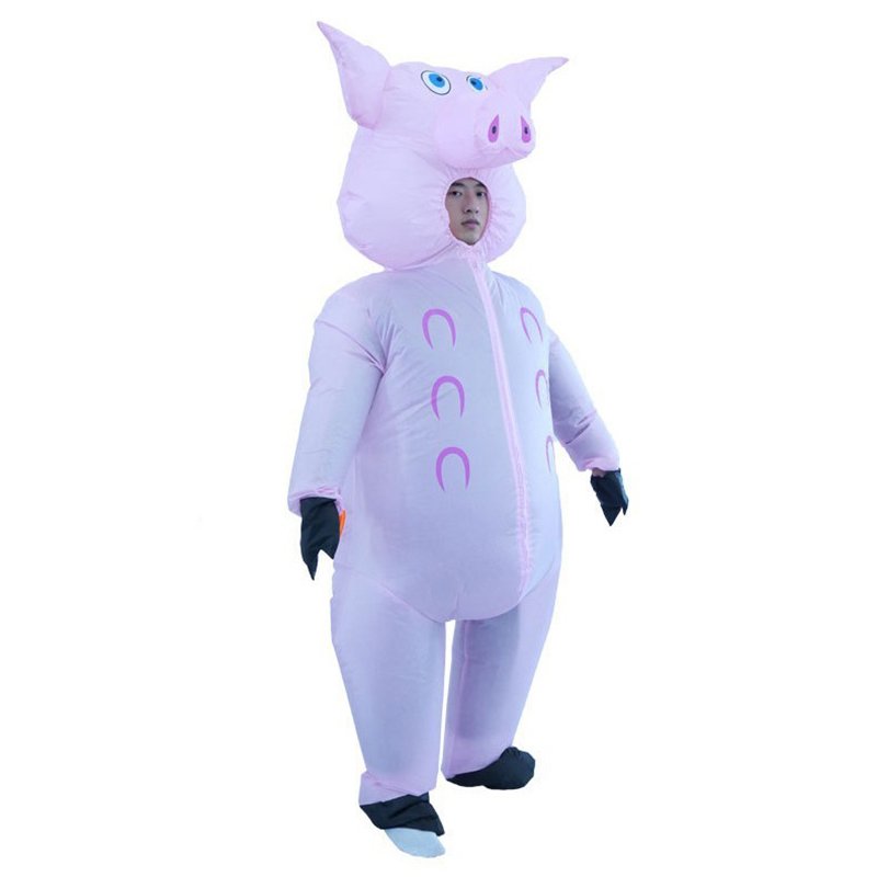 Cosplay Prop Business - 핑크 돼지 풍선 의상 비즈니스 활동
