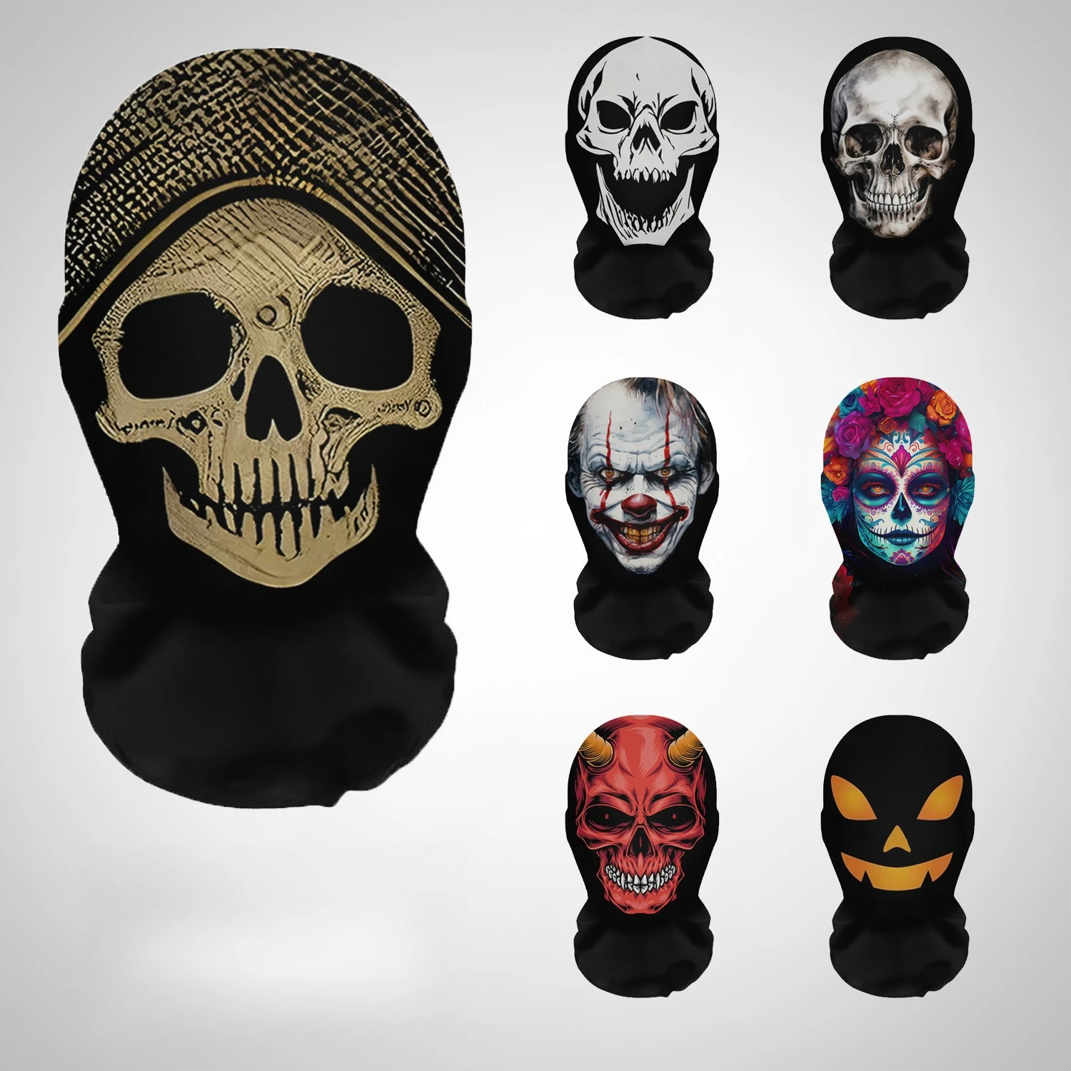 Cosplay Prop Patterns - 할로윈 공포 마스크 3D 인쇄 해골