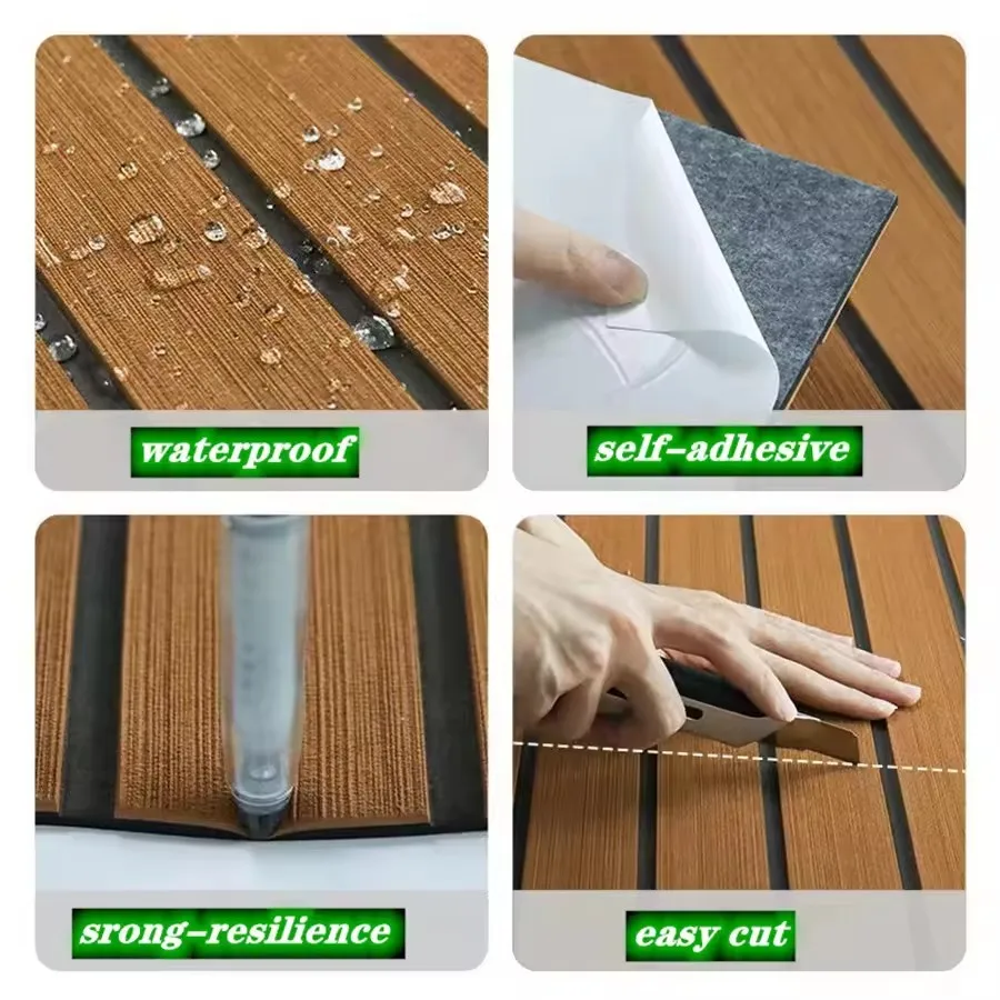 EVA 해양용 러그 폼 보트 자가 접착 바닥재 인조 티 - Eva Foam Sheet 리뷰 및 가격