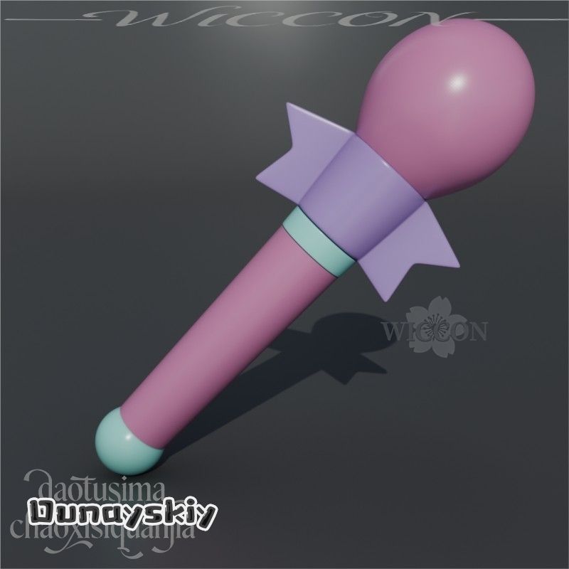 카와이 아이돌 마미 3D 폴리락트산 마이크 소품 핑크  - Cosplay Prop Bow 리뷰 및 가격
