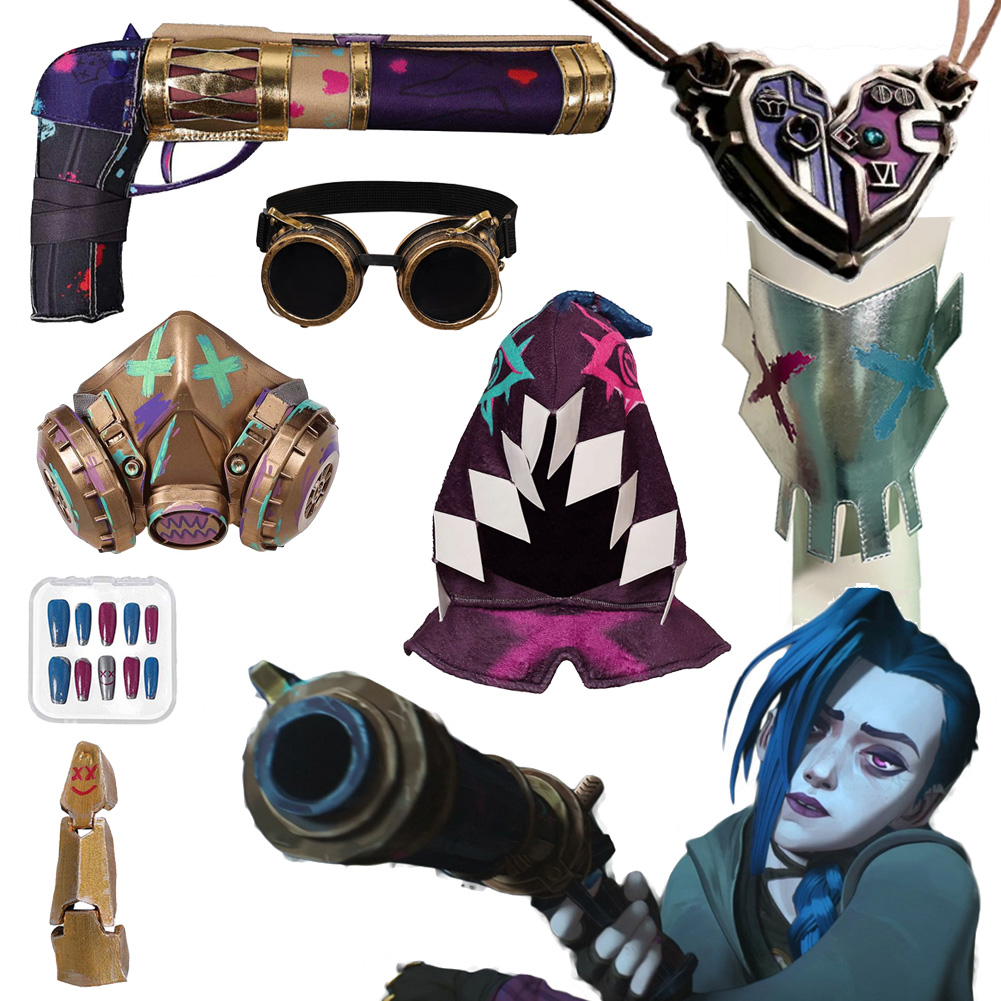 여성용 멋진 Arcane 징크스 무기 권총, 2024  - Cosplay Prop Pistol 리뷰 및 가격