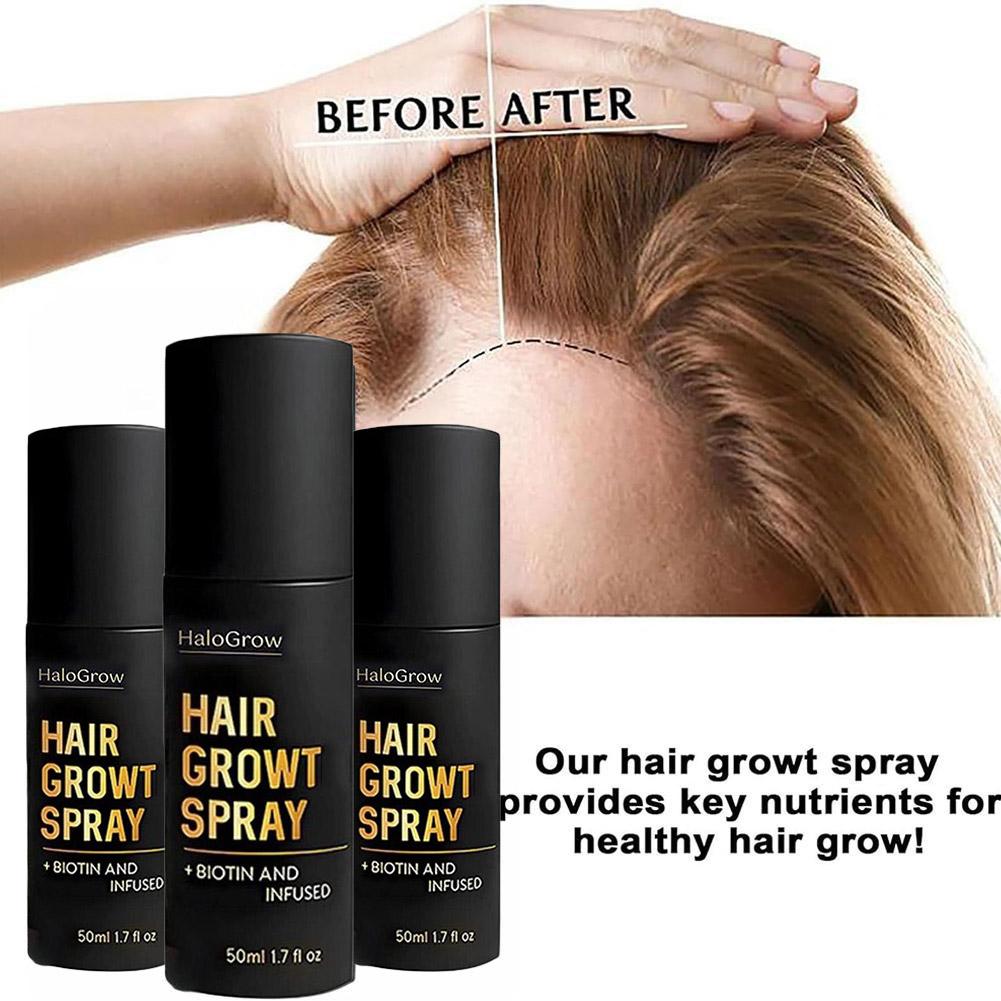 생강 오일과 비오틴 함유 천연 모발 성장 스프레이, 더 - Hair Spray Color 리뷰 및 가격