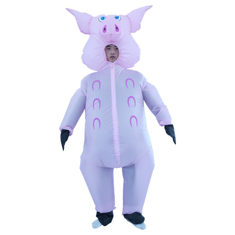 핑크 돼지 풍선 의상 비즈니스 활동 부모-자녀 게임 공 - Cosplay Prop Business 리뷰 및 가격