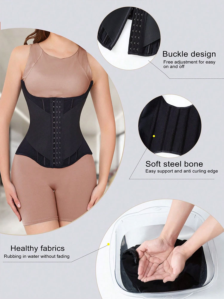 U자형 허리 트레이너 코르셋 여성용 버튼형 쉐이퍼 가슴 - Boning Corset Steel 리뷰 및 가격