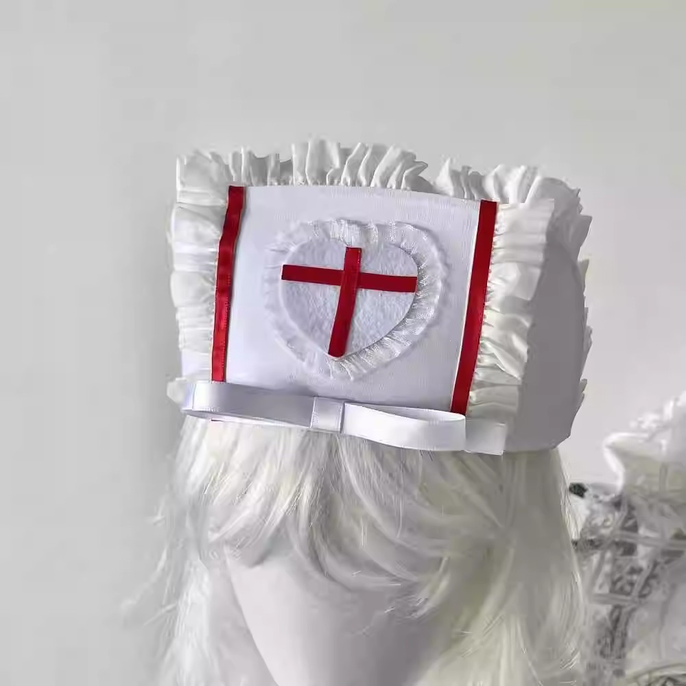 코스프레 간호사 모자 모자 액세서리 Prop y2k 소 - Cosplay Prop Bow 리뷰 및 가격